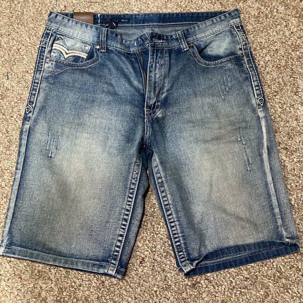 GS115 Men's Blue Denim Shorts
